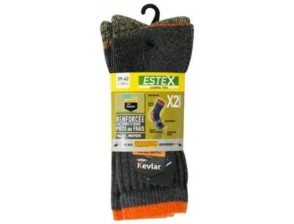 Meias ESTEX Unisexo (Multicor - 43/46)