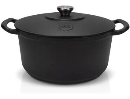 Panela MASTER SWISS Ferro Fundido F (Preto - Ferro Fundido)