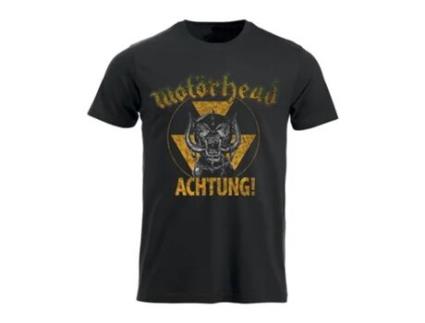 Camisola MOTÖRHEAD Achtung (Preto - Algodão - S)