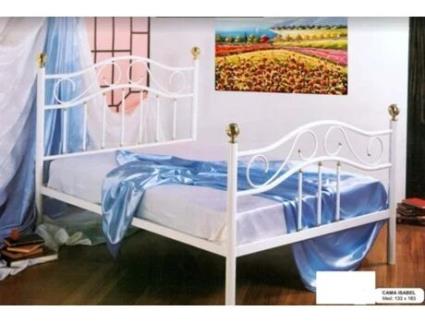 Cama de Ferro Isabel 183x80 Branco