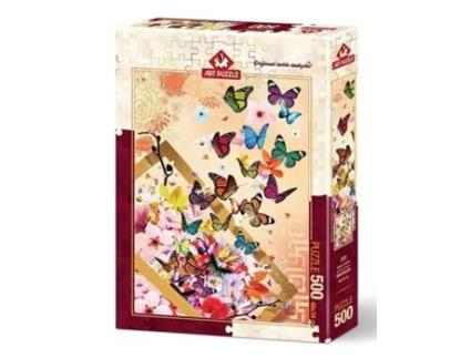 Puzzle 500 Pcs Butterflies Art Puzzle