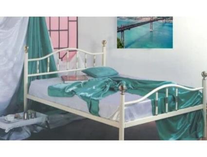 Cama de Ferro Julieta 183x128 Creme