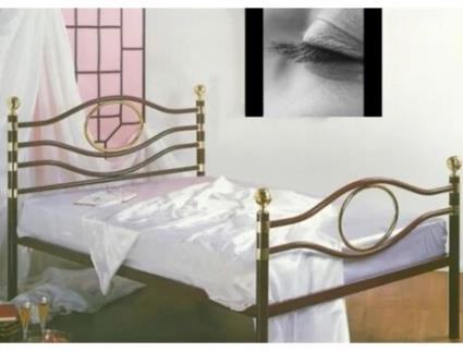 Cama de Ferro Nicol 190x140 Bordô