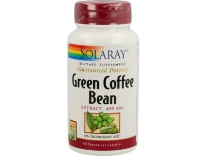 Suplemento Alimentar SOLARAY Grão De Café Verde (60 cápsulas vegetais de 400mg)