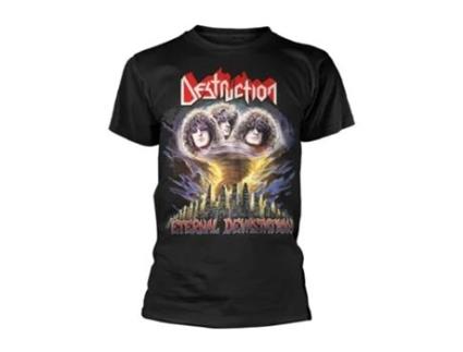 T-shirt DESTRUCTION (XXl - Preto)