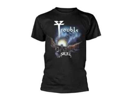 T-shirt TROUBLE (S - Preto)