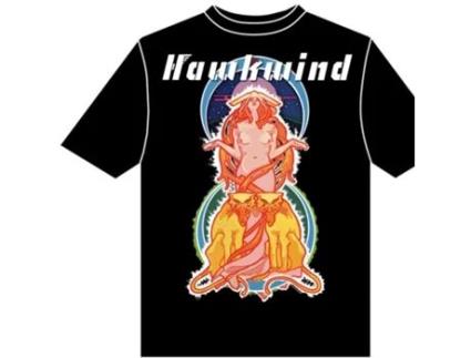 T-shirt HAWKWIND (S - Preto)