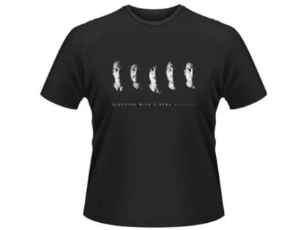 T-shirt SLEEPING WITH SIRENS (S - Preto)