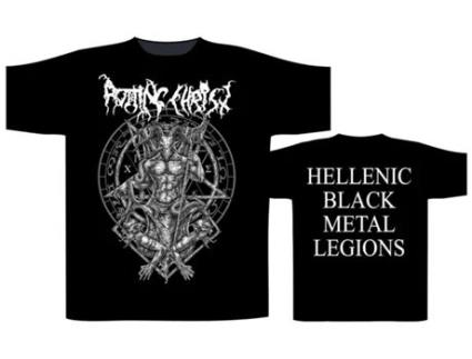 T-shirt ROTTING CHRIST (L - Preto)