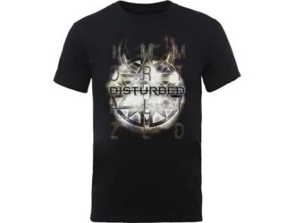 T-shirt DISTURBED (S - Preto)