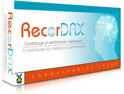 Suplemento Alimentar TEGOR SPORT Recordax (40 Capsulas)