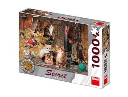 Puzzle 1000 Pcs Gatos Secret Colection Dino