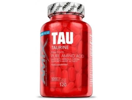 Suplemento Alimentar AMIX Taurine Pure Amino Acido Apoya El Funcionamiento Del Sistema Nerviosos Y La Actividad Del Corazón (120 Caps - Cápsulas)