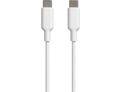 Cabo  Recycletek USB-C 3A - 1.2m - Branco