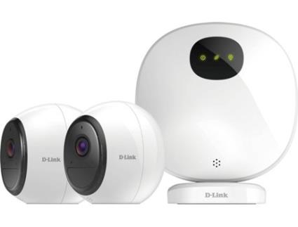 Kit Câmaras de Segurança Inteligente Wi-Fi  mydlink™ Pro com Visão Noturna - FHD 1080p