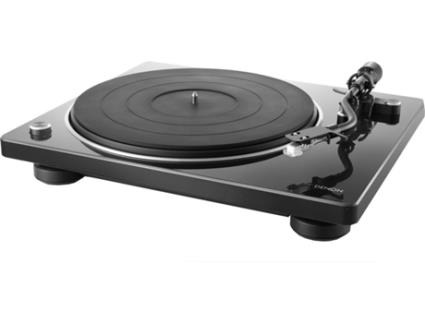 Gira-Discos  DP-400 Preto (Manual - Correia - Velocidades: 33 1/3 - 45 - 78)