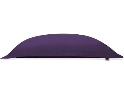 Pufe almofada 140 x 180 cm violeta escuro