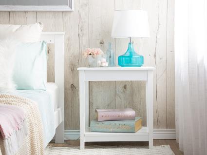 Candeeiro de mesa em vidro azul ERZEN