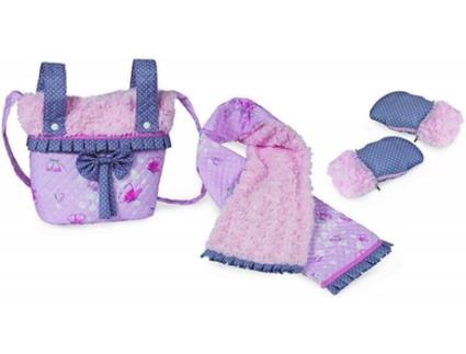 Conjunto de Saída DE CUEVAS Bolsa, Cachecol e Luvas