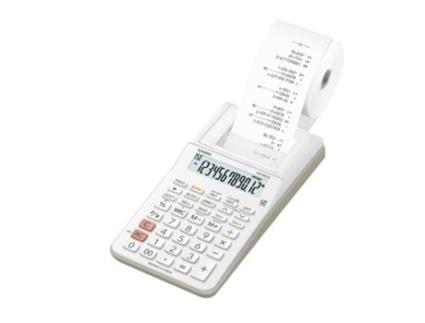 Calculadora com Impressão  HR-8RCE Branco (12 dígitos)