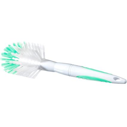 Escova de mamadeira e tetina verde