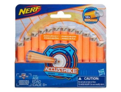 Munições  Nerf Elite 12 Dardos Accustrike
