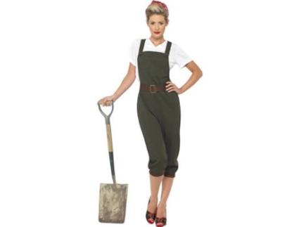 Fato de Mulher  Agricultora Anos 40 (Tam: L)