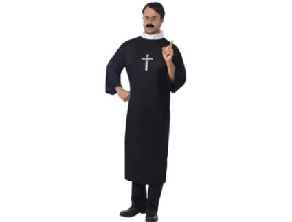 Fato de Homem  Sacerdote Católico (Tam: M)