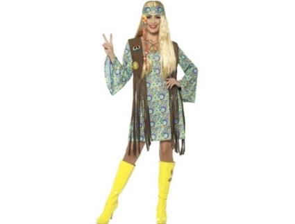 Fato de Mulher  Hippie Com Franjas (Tam: S)