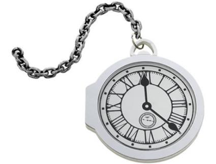 Relógio  De Bolso Eva Branco