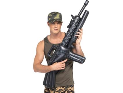 Arma  Metralhadora Militar Insuflável (112 cm)