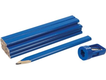 Conjunto de Lápis para Carpinteiro e Afia  250227 - 13 peças