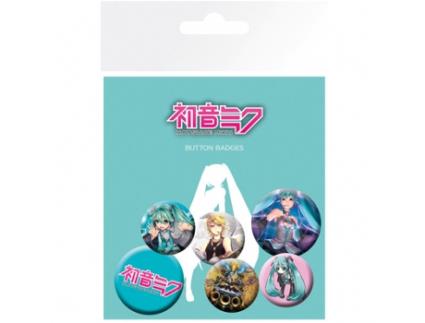 Conjunto de Pins GBEYE Hatsune Miku 4 Pins