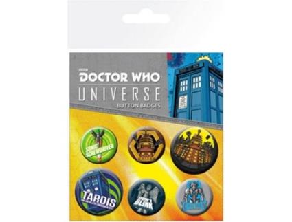 Conjunto de Insígnias  Alien Adventures Doctor Who
