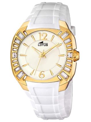 Relógio De Quartzo Analógico Feminino Lotus branco UNIQUE
