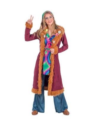 Fato de hippie granada para mulher multicor S