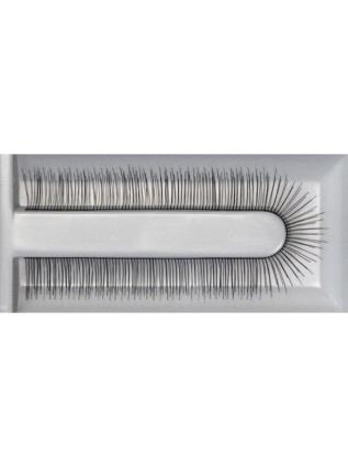 Cílios postiços cabelo real na cor marrom castanho UNIQUE