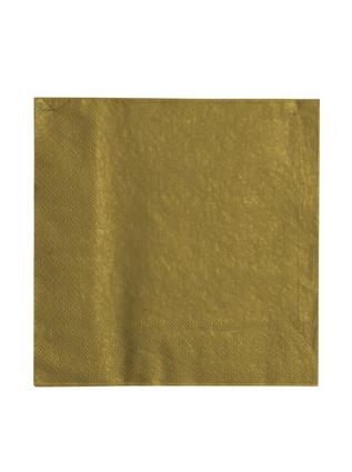 Pack de 12 Guardanapos Dourados de 33X33 cm dourado UNIQUE