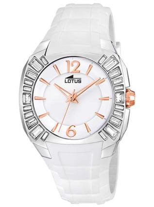 Relógio De Quartzo Analógico Feminino Lotus branco UNIQUE