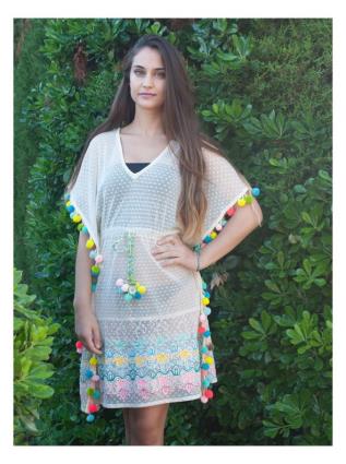 Poncho Quebrado verde M