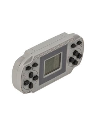 Mini console de jogos retrô com 8 jogos cinzento UNIQUE
