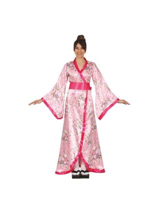 Traje de quimono japonês para mulheres multicor M