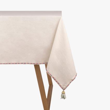 Toalha de mesa missangas 150x150 cm MARIE