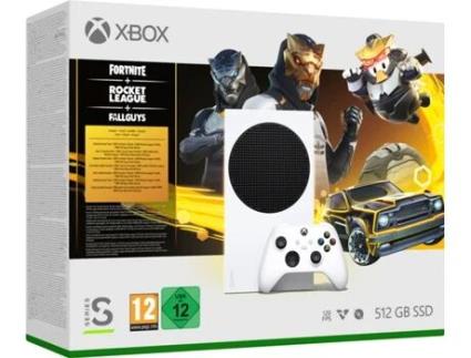 Bundle Consola Xbox Series S (512 GB) + Fornite + Rocket League + Fall Guys