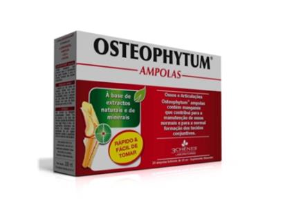 Suplemento Alimentar Les 3Chênes Osteophytum 20 Ampolas de 10 ml