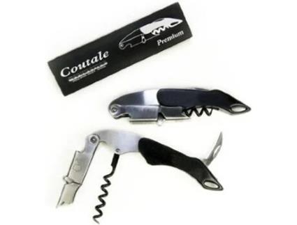 Saca Rolhas Coutale Premium :Inox + Cabo Plastico