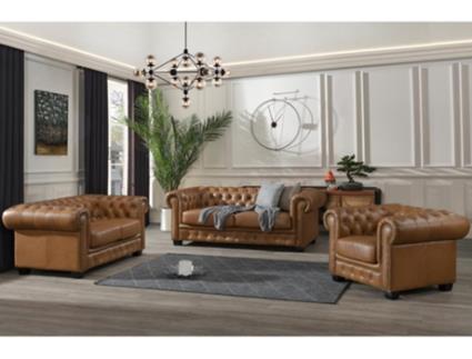 Sofás LINEA SOFA (Pele - Multicor - 73 x 201 x 96 cm)