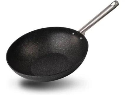 Wok MASTER SWISS Antiaderente (Preto - Alumínio - 28 cm)