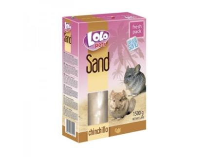 Lolo Pets Areia de Banho para Chinchila 1500Gr