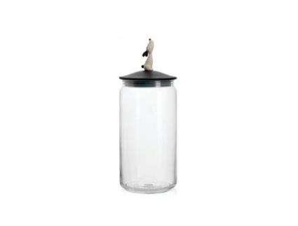 Recipiente para Comida de Cão Preto - LulÃ jar A DI ALESSI